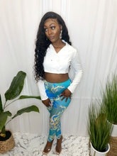 Load image into Gallery viewer, Take that leggings (Turquoise )
